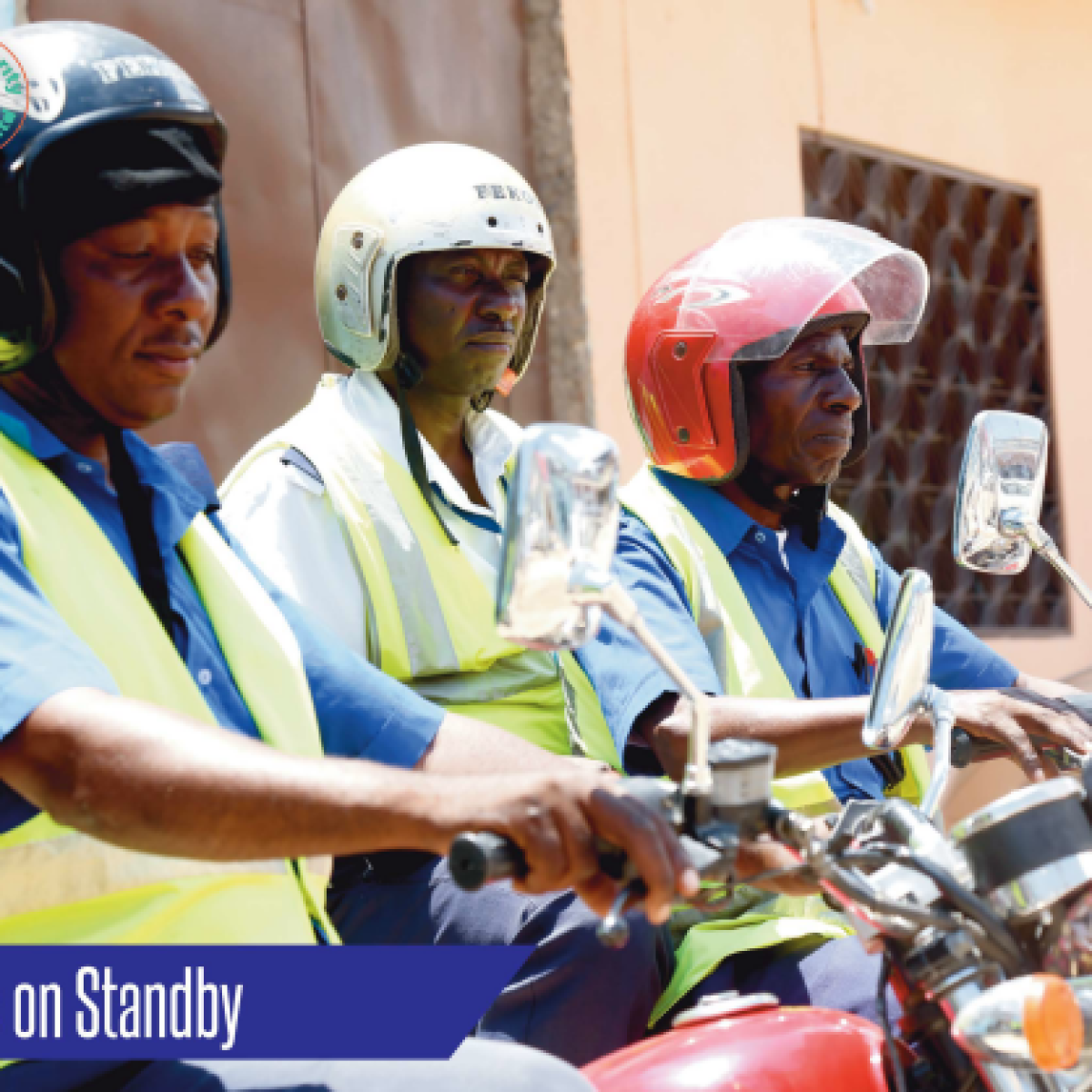 MOKU patrol vehicle Riders on Standby